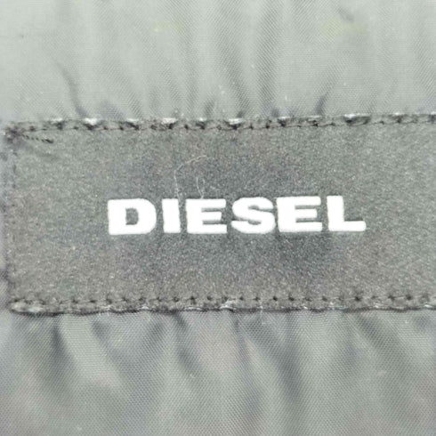 ディーゼル DIESEL 裏地ロゴ ナイロンライダースジャケット メンズ JPN:S