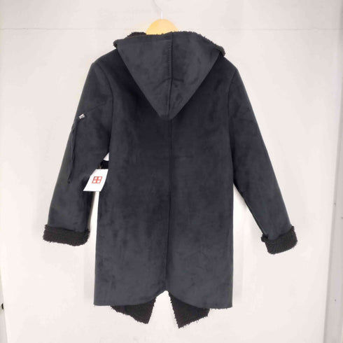 エイチアンドエム H&M フェイクムートンコート メンズ S