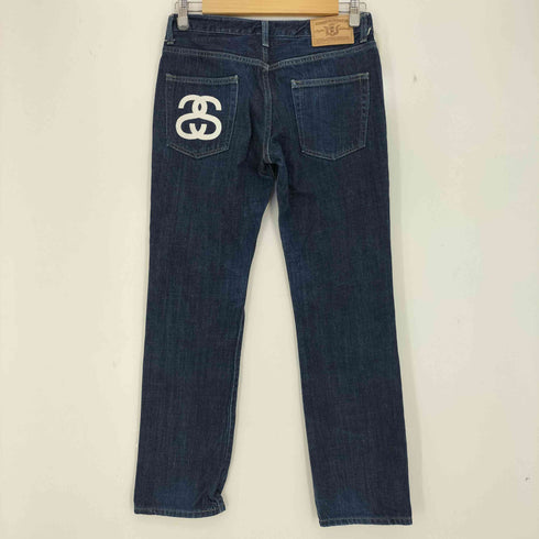 ステューシー Stussy Garment Co. ROUGH & RUGGED WORKGEAR シャネルロゴ ストレートデニム メンズ US:27