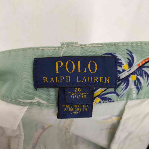 ポロラルフローレン POLO RALPH LAUREN 裾カットオフ総柄ハーフパンツ メンズ 170