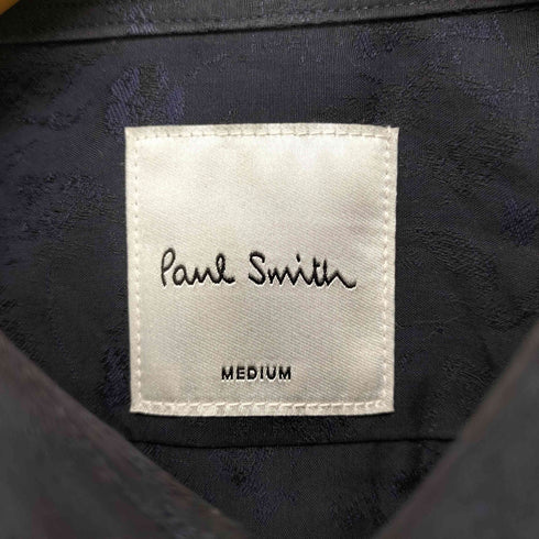 ポールスミス Paul Smith 23AW 小花織柄 コットンシャツ メンズ M