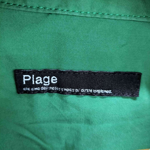 プラージュ PLAGE ピースダイバイオシャツ レディース