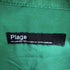 プラージュ PLAGE ピースダイバイオシャツ レディース