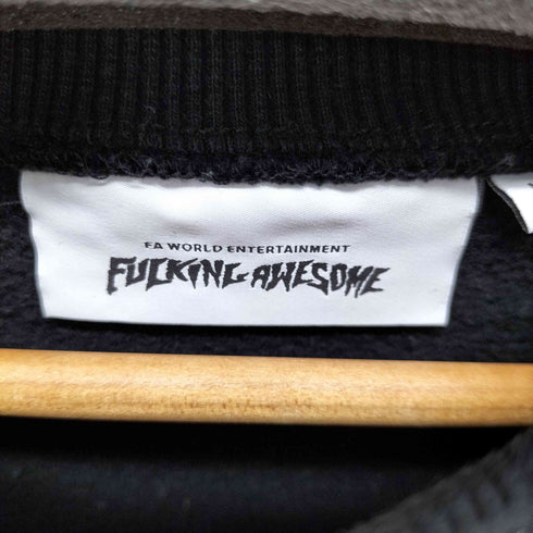 ファッキンオーサム FUCKING AWESOME フロントプリントクルーネックスウェット メンズ JPN:L