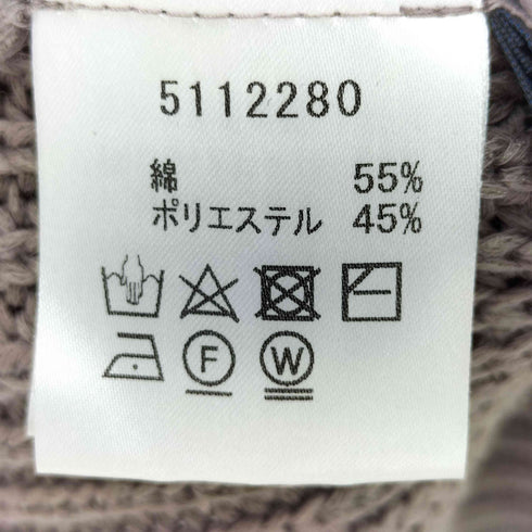 ルネ Rene ノースリーブローゲージニット レディース 38