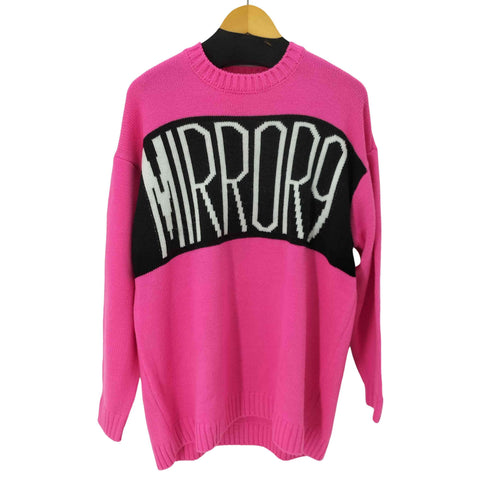 MIRROR9 ロゴニットセーター レディース JPN:XL