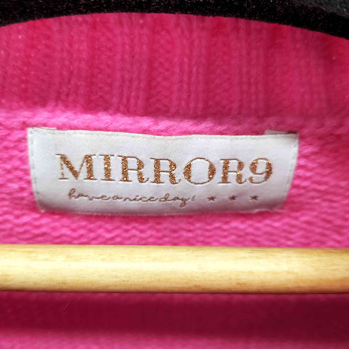 MIRROR9 ロゴニットセーター レディース JPN:XL