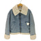 ザラ ZARA ボアデニムジャケット レディース XS