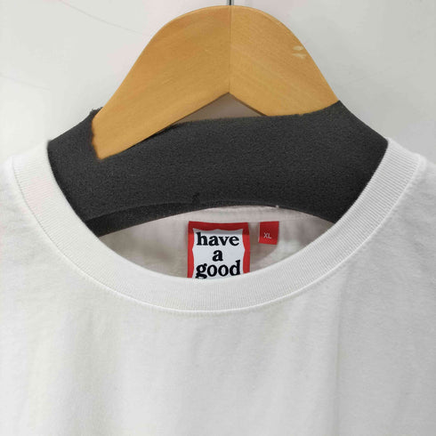 ハブアグッドタイム HAVE A GOOD TIME ロゴ刺繍Tシャツ メンズ JPN:XL
