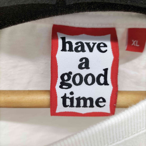 ハブアグッドタイム HAVE A GOOD TIME ロゴ刺繍Tシャツ メンズ JPN:XL