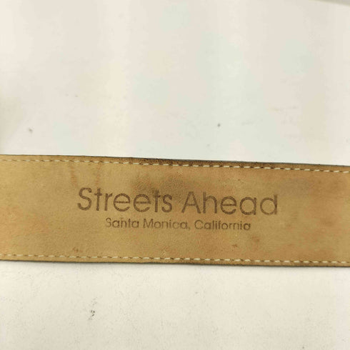 STREETS AHEAD パイソン型押し ベルト レディース S