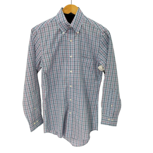 ブルックスブラザーズ BROOKS BROTHERS チェック柄 長袖ボタンダウンシャツ メンズ JPN:XS