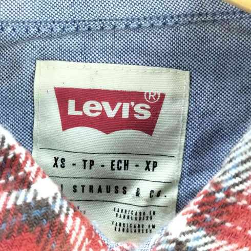 リーバイス Levis フランネルツイルウエスタンシャツ メンズ JPN:XS