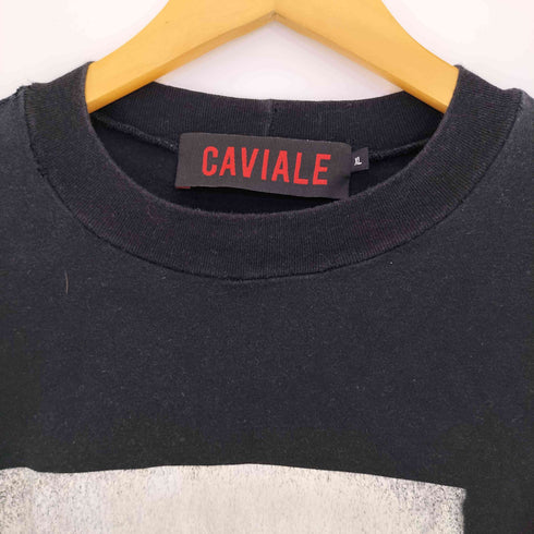 CAVIALE 別注 IM BACK 裾ジップ ナンバリング半袖カットソー メンズ XL