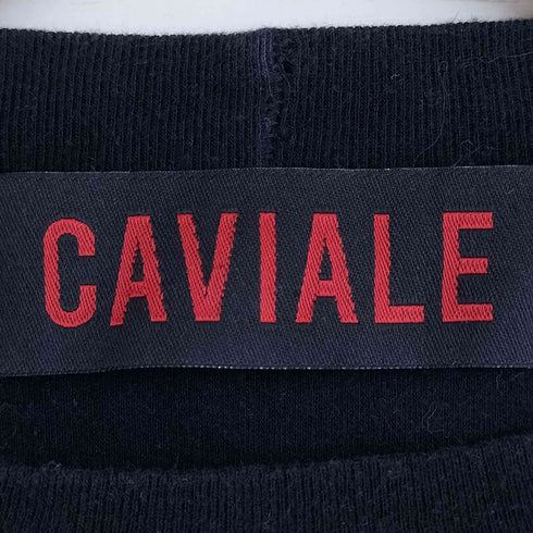 CAVIALE 別注 IM BACK 裾ジップ ナンバリング半袖カットソー メンズ XL