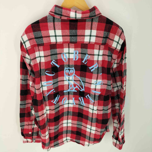 オクトーバーズベリーオウン OCTOBERS VERY OWN バックプリント L/Sネルシャツ メンズ JPN:L