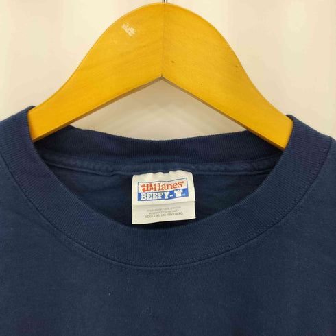 ヘインズ Hanes BEEFY-T ファイヤーマンプリント クルーネック Tシャツ メンズ XL