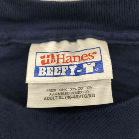 ヘインズ Hanes BEEFY-T ファイヤーマンプリント クルーネック Tシャツ メンズ XL