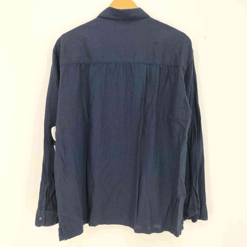 シンプリシテェ SIMPLICITE 25ss 【European Flax / ヨーロピアンフラックス】リネンレーヨン フレンチフロントシャツ メンズ M