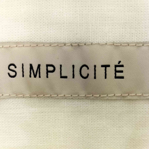 シンプリシテェ SIMPLICITE 25ss 【European Flax / ヨーロピアンフラックス】リネンレーヨン フレンチフロントシャツ メンズ M