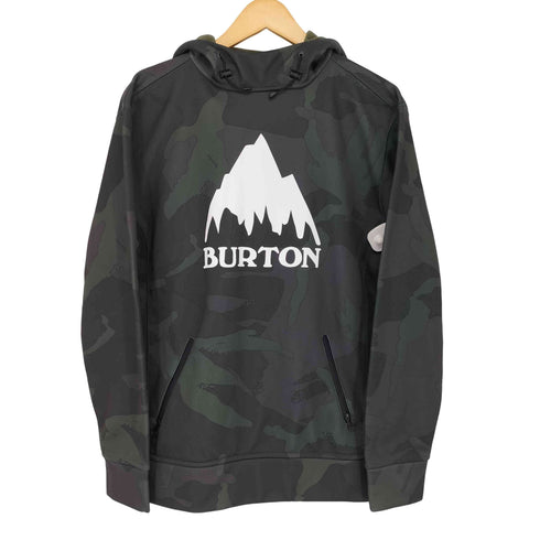 バートン BURTON 迷彩 ロゴプリント プルオーバーパーカー メンズ JPN:XS