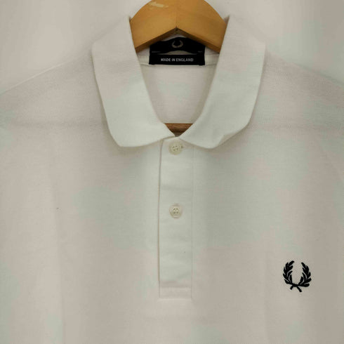 フレッドペリー FRED PERRY 英国製 ロゴ刺繍 ポロシャツ M3 メンズ 42