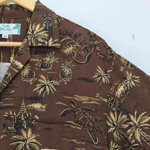 トゥーパームス TWO PALMS 24ss レーヨンハワイアンシャツ GOLDEN VINTAGE メンズ M