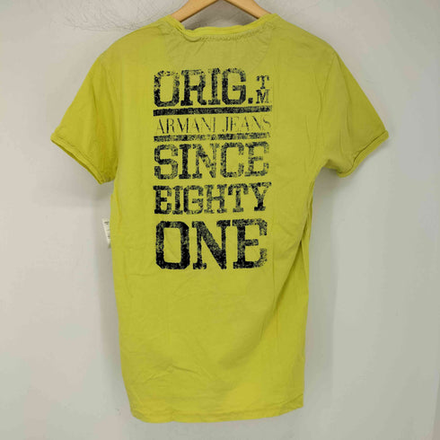 アルマーニジーンズ ARMANI JEANS バックプリントTシャツ メンズ import:L
