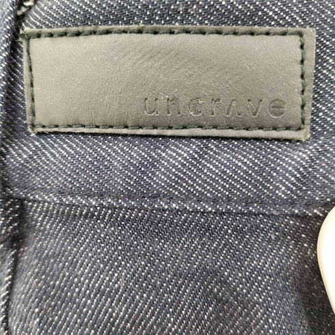 アンクレイヴ uncrave ハイウエスト タック テーパードデニムパンツ レディース JPN:0