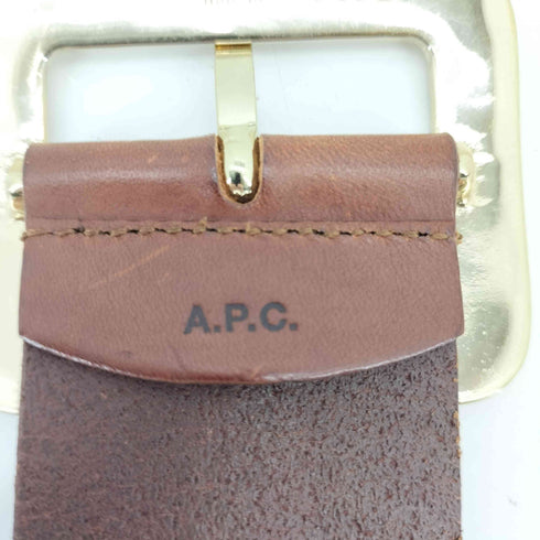 アーペーセー A.P.C. レザー ベルト レディース