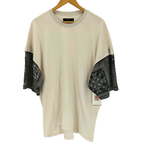 QUOLT バンダナスリーブ Tシャツ メンズ JPN:L