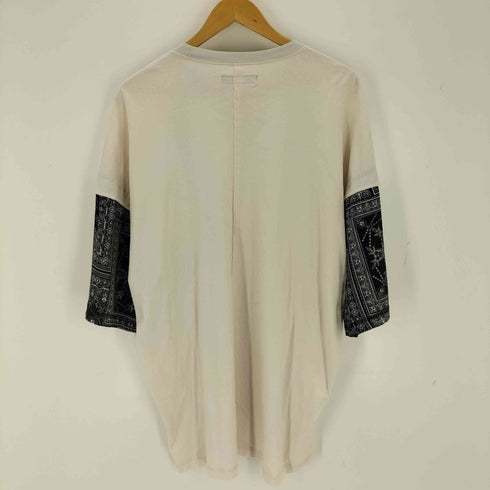 QUOLT バンダナスリーブ Tシャツ メンズ JPN:L