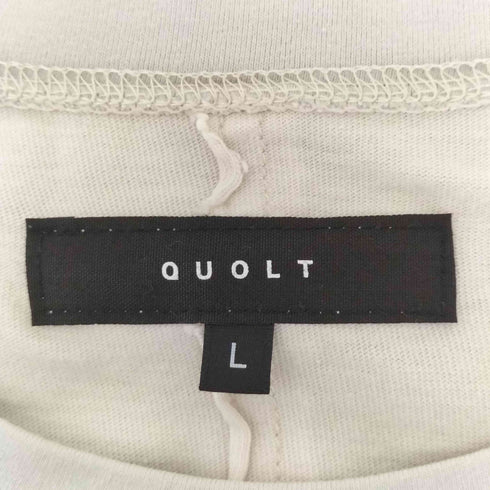 QUOLT バンダナスリーブ Tシャツ メンズ JPN:L