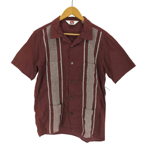 ベンデイビス BEN DAVIS コットンS/S オープンカラー キューバシャツ メンズ JPN:L