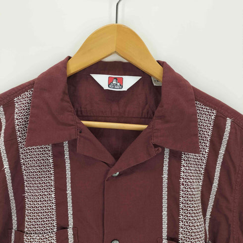 ベンデイビス BEN DAVIS コットンS/S オープンカラー キューバシャツ メンズ JPN:L