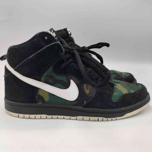 ナイキスケートボーディング NIKE SB Dunk High Pro Black Camo ダンク ハイ プロ ブラック カモ スニーカー メンズ JPN:26