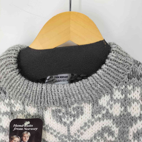 ノルウェイ製 バーズアイ ハンドニット デッドストック メンズ import:XL