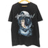 両面グラフィックプリント ダメージ加工 半袖Tシャツ メンズ L
