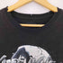 両面グラフィックプリント ダメージ加工 半袖Tシャツ メンズ L