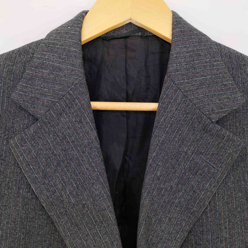 チャップスラルフローレン CHAPS RALPH LAUREN 70-80s TERRY BLOSKEY ユニオンチケット マルチストライプ 3Bテーラードジャケット メンズ
