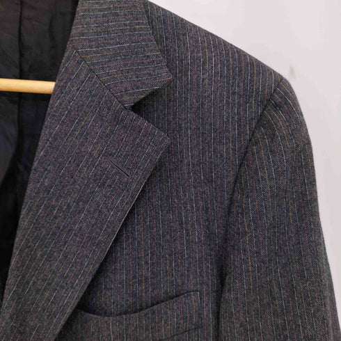 チャップスラルフローレン CHAPS RALPH LAUREN 70-80s TERRY BLOSKEY ユニオンチケット マルチストライプ 3Bテーラードジャケット メンズ