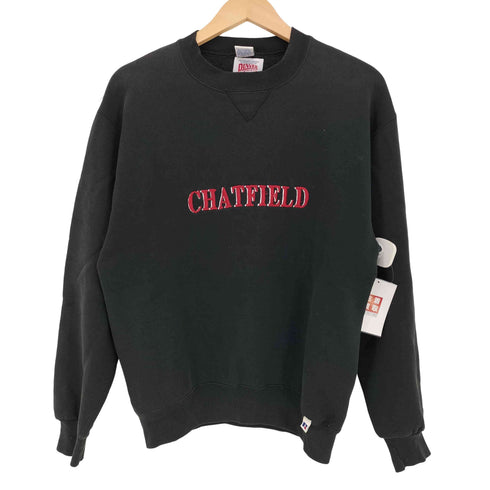 ラッセルアスレチック RUSSELL ATHLETIC 90S USA製 CHATFIELD 刺繍 前V スウェット メンズ import:M