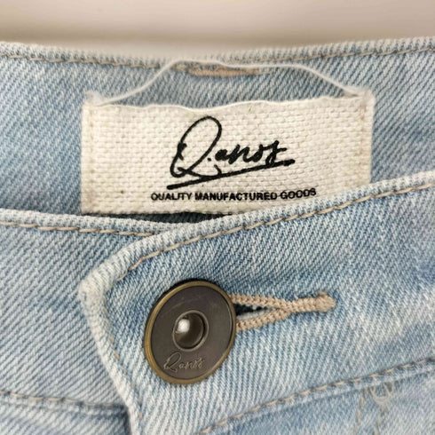 Q.anos リラックスワイドデニムパンツ レディース JPN:0