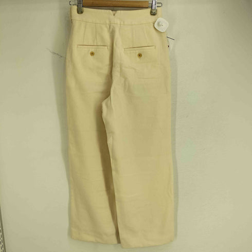 トゥモローランドマカフィー tomorrowland macphee ウールフラノ ストレートカーゴパンツ レディース JPN:34