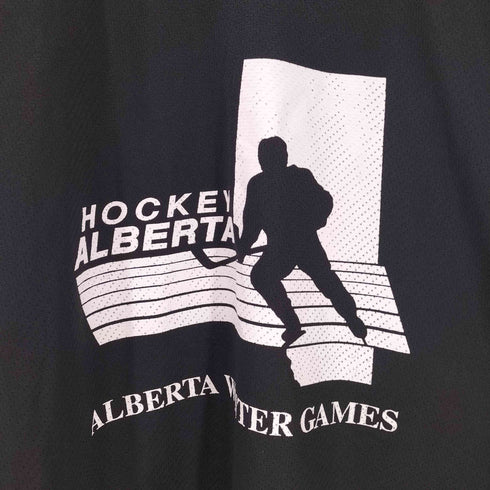 シーシーエム CCM アルバータ州 アイスホッケー 統括団体 プリント Vネック ゲーム シャツ Tシャツ メンズ
