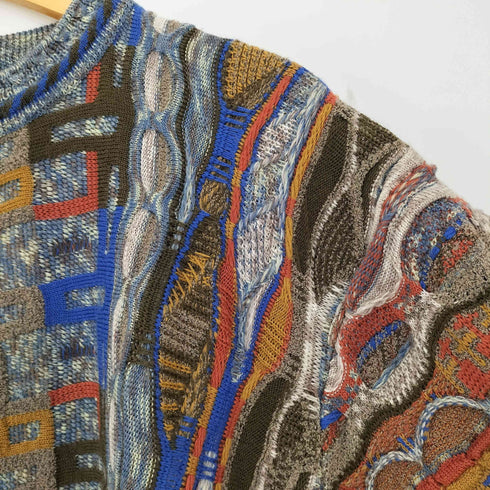 コルシーニ corsini ウールナイロン 3D ニット メンズ import:L