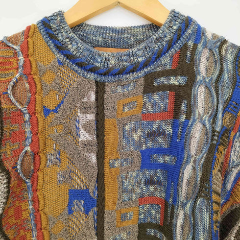 コルシーニ corsini ウールナイロン 3D ニット メンズ import:L