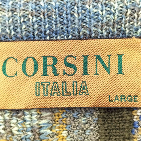 コルシーニ corsini ウールナイロン 3D ニット メンズ import:L
