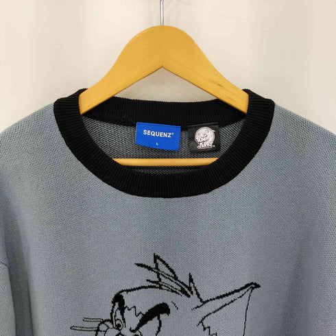 SEQUENZ TJ TRIM KNIT S/S TEE ニットTシャツ レディース import:L