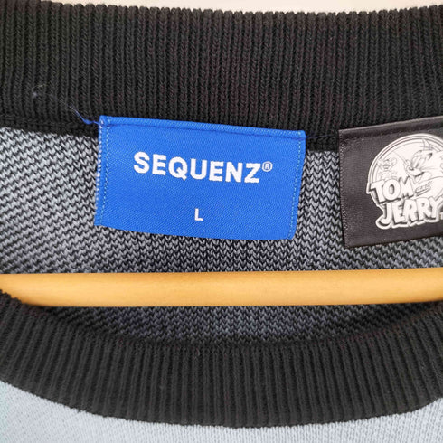 SEQUENZ TJ TRIM KNIT S/S TEE ニットTシャツ レディース import:L